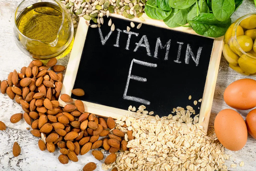 Vitamin E sources. 