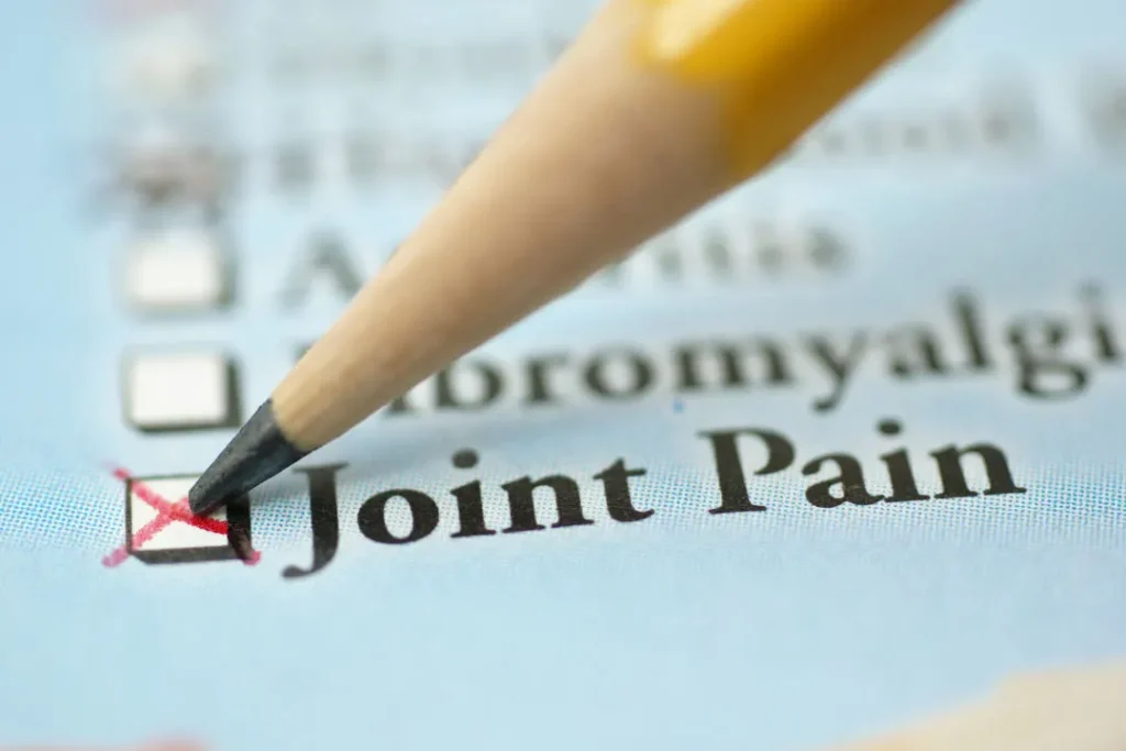 Joint pain. 